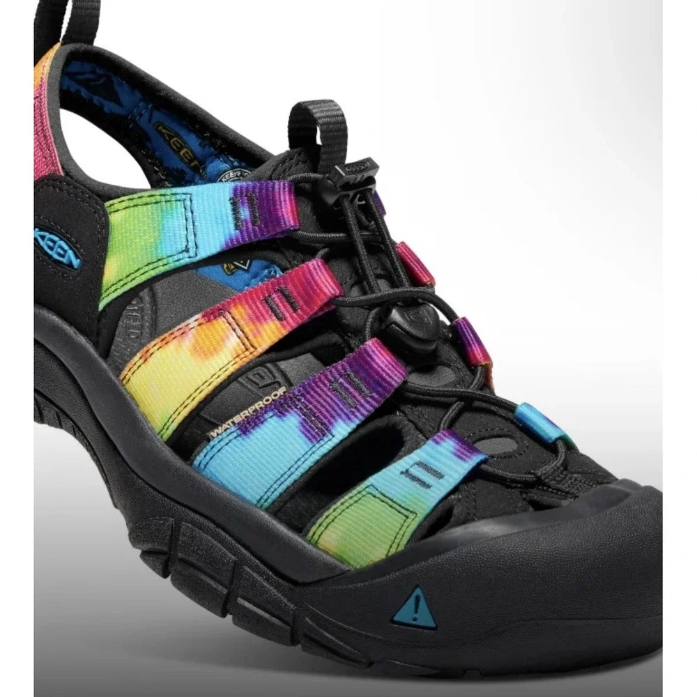 Keen Newport Retro Sandal Men's 14 Multi Tie Dye Hiking Outdoor Trail Water Shoe